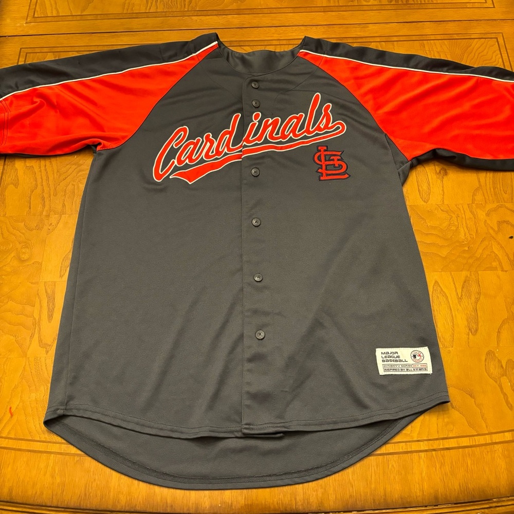 MLB St. Louis cardinals jersey men’s size large dynasty series